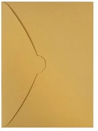 Teczka ozdobna kopertowa METALIZOWANA ZŁOTA opk. 5 sztuk A4 - Teczki i skoroszyty - miniaturka - grafika 1