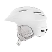 Kaski narciarskie - Giro Sheer kask narciarski mata biały ścieg krzyżykowy M - miniaturka - grafika 1