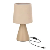 Lampy stojące - Lampa stołowa ceramiczna SATTI brązowa 1xE14x40W Candellux - miniaturka - grafika 1