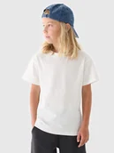 Koszulki dla dziewczynek - 4F T-shirt gładki (2-pack) dziecięcy - multikolor 134/140 (8-10 lat) - miniaturka - grafika 1