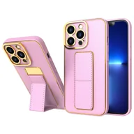 Etui i futerały do telefonów - New Kickstand Case etui do iPhone 13 Pro z podstawką różowy - miniaturka - grafika 1