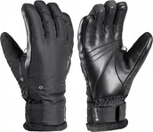 Rękawice narciarskie - Leki LEKI RĘKAWICE Snowbird 3D Lady black 6.0 - miniaturka - grafika 1