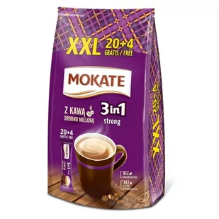 Mokate Sp. Z o.o. 3w1 3in1 Strong 24 szt x 17g XXL MOK.3IN1.STRO.24.XXL - Kawa - miniaturka - grafika 1