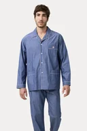 Piżamy męskie - Piżama męska OCTAVIO L Niebieski - miniaturka - grafika 1