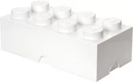 Pudła i pojemniki do przechowywania - Room Copenhagen LEGO pojemnik 8 pudło pudełko na zabawki klocki 50 cm biały 40041735 - miniaturka - grafika 1