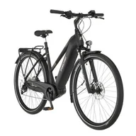 Rowery elektryczne - Fischer E-Bike Trekking VIATOR 4.2i rower elektryczny dla kobiet i mężczyzn, RH 45 cm, silnik środkowy 80 Nm, akumulator 36 V, czarny matowy, 45 cm-711 Wh - miniaturka - grafika 1