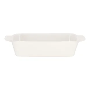 Fernity Naczynie do zapiekania Mazzoni 31cm białe z rączkami - Naczynia żaroodporne - miniaturka - grafika 1