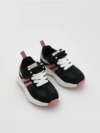 Buty dla dziewczynek - Reserved - Sneakersy na rzepy - czarny - miniaturka - grafika 1