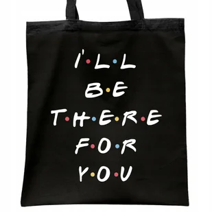 Torba bawełniana czarna na zakupy Friends Dla Fanów Serialu - Torby i wózki na zakupy Torba bawełniana czarna na zakupy Friends Dla Fanów Serialu - Torby i wózki na zakupy - miniaturka - grafika 1