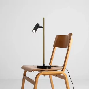 Aldex Regulowana lampka TREVO 1083B40 biurkowa czarna mosiądz 1083B40 - Lampy stojące - miniaturka - grafika 1