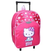 Plecaki - Vadobag Trolly plecak Hllo Kitty Follow Th Rainbow, Różowy, One size, Klasyczny - miniaturka - grafika 1