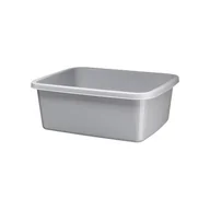 Inne artykuły do sprzątania - Miska prostokątna KASIA 9 l 29563 szary - miniaturka - grafika 1
