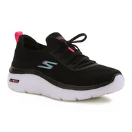 Buty sportowe damskie - Buty Skechers Hyper Burst W 124585-BKMT czarne - miniaturka - grafika 1