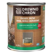 Farby i impregnaty do drewna - Drewnochron Lakierobejca 2w1 patyna 0,75 l - miniaturka - grafika 1