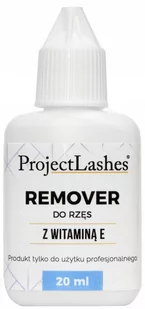 Project Lashes, Remover Do Rzęs, Z Witaminą E, Projectlashes, 20 ml - Sztuczne rzęsy i akcesoria - miniaturka - grafika 1