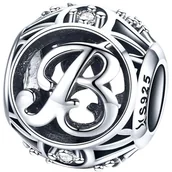 Charmsy - Charms do Pandora - CHARMS LITERA B - miniaturka - grafika 1