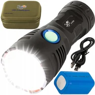 Latarki - LATARKA TAKTYCZNA BAILONG CREE COB LED XHP90 MOCNA - miniaturka - grafika 1