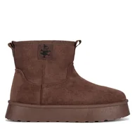 Buty dla dziewczynek - Śniegowce Moomin CS-AW24-104MMN Brązowy - miniaturka - grafika 1