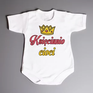Księciunio cioci (imię) - body niemowlęce - Body dla niemowląt - miniaturka - grafika 2