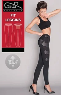 LEGGINSY GATTA FIT modelujące (kolor czarny, rozmiar S) - Legginsy - miniaturka - grafika 1