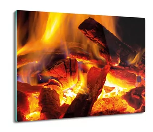 osłona splashback do kuchni Ogień żar drewno 60x52, ArtprintCave - Deski do krojenia - miniaturka - grafika 1