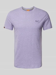 T-shirt z wyhaftowanym logo - Koszulki męskie - miniaturka - grafika 1