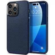 Etui i futerały do telefonów - Etui Spigen Liquid Air do Apple iPhone 14 Pro Max Granatowy - miniaturka - grafika 1