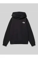 Bluzy damskie - Bluza o kroju oversized z kapturem i wyhaftowanym logo model Teen - The North Face - miniaturka - grafika 1