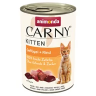 Mokra karma dla kotów - Animonda Carny Kitten, 12 x 400 g - Drób i wołowina - miniaturka - grafika 1