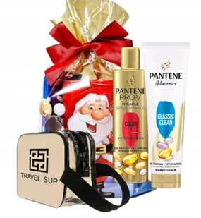 Świąteczny Zestaw Prezentowy Pantene Miracle Szampon + Odżywka+ Kosmetyczka - Kosmetyczki, organizery i kuferki - miniaturka - grafika 1