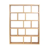 Regały - Regał w dekorze drewna dębowego TemaHome Berlin, wys. 198 cm - miniaturka - grafika 1