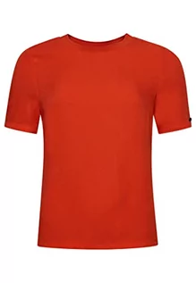 Koszulki i topy damskie - Superdry Damska koszulka Studio Woven S/S Top Shirt, Pureed Pumpkin, S - grafika 1