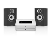 Zestawy stereo - Bluesound POWERNODE (biały) + 607 S3 (czarny) - miniaturka - grafika 1