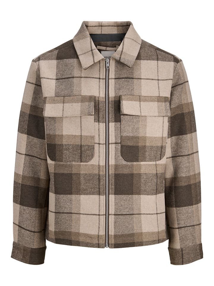 Jack & Jones Kurtka przejściowa w kolorze beżowym