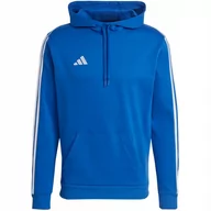 Bluzy męskie - Bluza męska adidas Tiro 23 League Sweat Hoodie niebieska IC7858 M - miniaturka - grafika 1