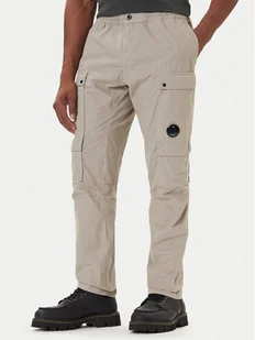 C.P. Company Spodnie materiałowe 19CMPA173A110324G Szary Regular Fit - Spodnie męskie - miniaturka - grafika 1