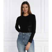 Swetry damskie - Patrizia Pepe Sweter | Slim Fit - miniaturka - grafika 1