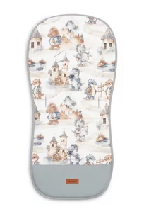 Wkładka Muślinowa Do Wózka - Smoki Jeans - Akcesoria do wózków - miniaturka - grafika 1