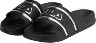 Klapki i japonki damskie - Klapki damskie Fila Morro Bay Logo czarno-szare FFW0102 83162 37 - miniaturka - grafika 1