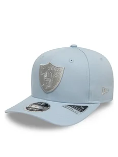 New Era Czapka z daszkiem Las Vegas Raiders Metallic 9FIFTY 60595207 Błękitny - Czapki męskie - miniaturka - grafika 1