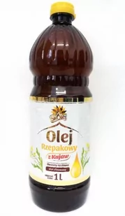 Skolej Wyprzedaż! 23.01.2019r. Olej rzepakowy tłoczony na zimno 1l (1) 456_20181120131437 - Olej spożywczy - miniaturka - grafika 1