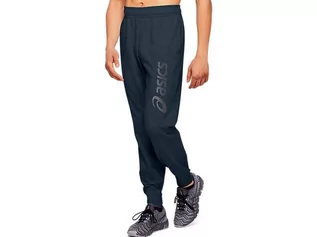 Spodenki męskie - Męskie spodnie do biegania Asics Big Logo Sweat Pants | FRENCH BLUE/DARK GREY M - grafika 1