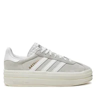 Sneakersy damskie - Sneakersy adidas Gazelle Bold HQ6893 Szary - miniaturka - grafika 1