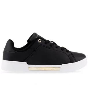 Buty Tommy Hilfiger Court Sneakers FW0FW07116-BDS - czarne - Buty sportowe damskie - miniaturka - grafika 2