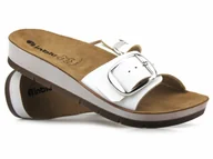 Klapki i japonki damskie - Klapki damskie z klamrą - INBLU CP-29, białe - Inblu - miniaturka - grafika 1