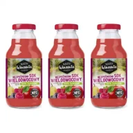 Soki i napoje niegazowane - Sady Wincenta Sok 100% wieloowocowy naturalnie mętny tłoczony NFC Zestaw 3 x 330 ml - miniaturka - grafika 1