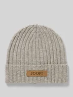 Czapki damskie - Czapka beanie z detalem z logo model ‘Aiana’ - miniaturka - grafika 1