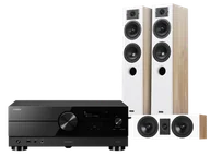 Kino domowe - Yamaha RX-A2A (czarny) + Diva 5 (dąb) + Diva 7 (dąb) - miniaturka - grafika 1