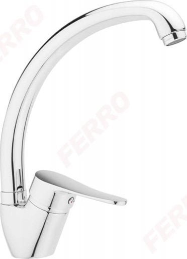 Bateria umywalkowa Ferro BAT. DECO ZLEWOZMYW. STOJĄCA ZE SKOŚNĄ WYLEWKĄ FERRO // BF.BDC4A