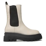 Botki damskie - Botki Gino Rossi 20773 Beżowy - miniaturka - grafika 1